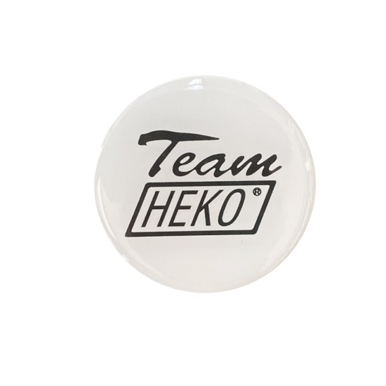 HEKO ΑΥΤΟΚΟΛΛΗΤΑ ΖΑΝΤΩΝ 5,5 cm ΛΕΥΚΟ/ΜΑΥΡΟ ΣΜΑΛΤΟΥ - 4 ΤΕΜ. 