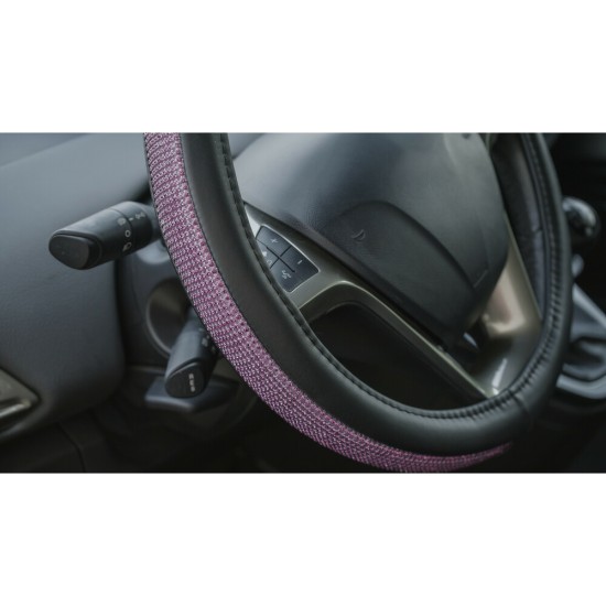 ΚΑΛΥΜΜΑ ΤΙΜΟΝΙΟΥ DIAMONDS PINK (S) 35/37cm ΣΥΝΘΕΤΙΚΟ ΔΕΡΜΑ SKEENTEX ΜΑΥΡΟ/POZ LAMPA  - 1 ΤΕΜ. ΚΑΛΥΜΜΑ ΤΙΜΟΝΙΟΥ DIAMONDS PINK (S) 35/37cm ΣΥΝΘΕΤΙΚΟ ΔΕΡΜΑ SKEENTEX ΜΑΥΡΟ/POZ LAMPA  - 1 ΤΕΜ.