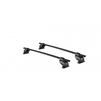 ΣΕΤ ΜΠΑΡΕΣ ΟΡΟΦΗΣ ΣΙΔΕΡΕΝΙΕΣ ΜΕ ΤΑ ΠΟΔΙΑ 110ΕΚ ΓΙΑ AUDI A3 SPORTBACK (ΧΩΡΙΣ ΠΑΡΑΛΛΗΛΕΣ) 5D 2012-2020 LOGICO CAM - 2 ΤΕΜ.