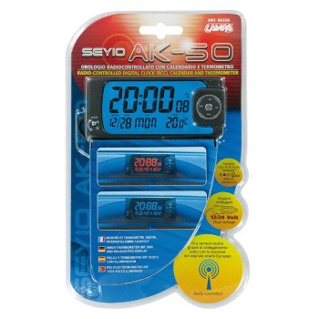 ΡΟΛΟΙ/ΗΜΕΡΟΛΟΓΙΟ/ΘΕΡΜΟΜΕΤΡΟ 12/24V SEYIO ΑΚ-50 ΨΗΦΙΑΚΟ 2 ΧΡΩΜΑΤΩΝ (100 Χ 45 Χ 21 mm)