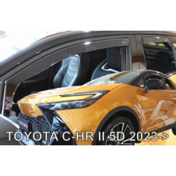 ΑΝΕΜΟΘΡΑΥΣΤΕΣ ΓΙΑ TOYOTA C-HR 5D 2023+ ΖΕΥΓΑΡΙ ΑΠΟ ΕΥΚΑΜΠΤΟ ΦΙΜΕ ΠΛΑΣΤΙΚΟ HEKO - 4 ΤΕΜ ΑΝΕΜΟΘΡΑΥΣΤΕΣ ΓΙΑ TOYOTA C-HR 5D 2023+ ΖΕΥΓΑΡΙ ΑΠΟ ΕΥΚΑΜΠΤΟ ΦΙΜΕ ΠΛΑΣΤΙΚΟ HEKO - 4 ΤΕΜ