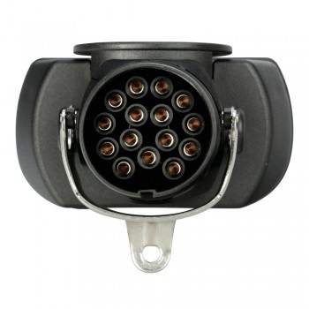 ΑΝΤΑΠΤΟΡΑΣ ΦΟΡΤΗΓΟΥ ΔΙΠΛΟΣ 24V 15pin (ISO12098)> 1 TYPE N (ISO1185)+1 TYPE S (ISO 3731) ERICH JAEGER LAMPA - 1 TEM.