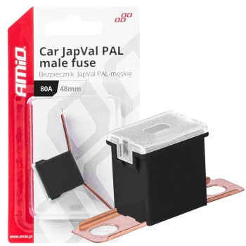 ΑΣΦΑΛΕΙΑ JapVal PAL ΑΡΣΕΝΙΚΗ 48mm 80A ΣΕ ΜΑΥΡΟ ΧΡΩΜΑ AMIO - 1 ΤΕΜ. ΑΣΦΑΛΕΙΑ JapVal PAL ΑΡΣΕΝΙΚΗ 48mm 80A ΣΕ ΜΑΥΡΟ ΧΡΩΜΑ AMIO - 1 ΤΕΜ.