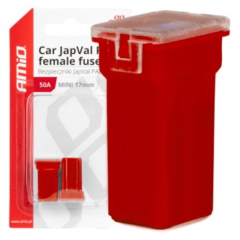 ΑΣΦΑΛΕΙΕΣ JapVal PAL ΜΙΝΙ 17mm ΘΗΛΥΚΕΣ 50A ΣΕ ΚΟΚΚΙΝΟ ΧΡΩΜΑ AMIO - 2 ΤΕΜ. ΑΣΦΑΛΕΙΕΣ JapVal PAL ΜΙΝΙ 17mm ΘΗΛΥΚΕΣ 50A ΣΕ ΚΟΚΚΙΝΟ ΧΡΩΜΑ AMIO - 2 ΤΕΜ.