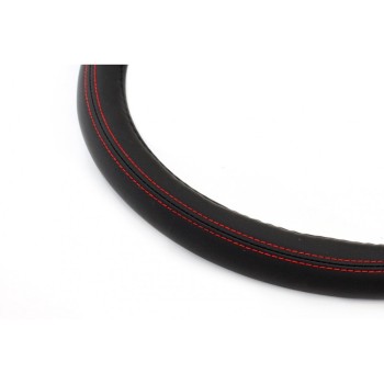 ΚΑΛΥΜΜΑ ΤΙΜΟΝΙΟΥ 37/39CM SWC-01 ΜΑΥΡΟ ΜΕ ΚΟΚΚΙΝΗ ΡΑΦΗ AMIO - 1 ΤΕΜ.