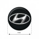 HYUNDAI ΑΥΤΟΚΟΛΛΗΤΑ ΣΗΜΑΤΑ ΖΑΝΤΩΝ 6 Cm ΜΑΥΡΟ ΧΡΩΜΙΟ ΜΕ ΕΠΙΚΑΛΥΨΗ ΣΜΑΛΤΟΥ 4 ΤΕΜ. Hyundai