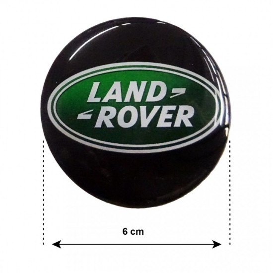 LAND ROVER ΑΥΤΟΚΟΛΛΗΤΑ ΣΗΜΑΤΑ ΖΑΝΤΩΝ 6 CM ΜΑΥΡΟ ΠΡΑΣΙΝΟ ΧΡΩΜΙΟ ΜΕ ΕΠΙΚΑΛΥΨΗ ΣΜΑΛΤΟΥ 4 ΤΕΜ. Land Rover