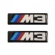M3 (BMW) ΣΗΜΑΤΑ ΒΙΔΩΤΑ 10 Χ 3 cm ΕΠΟΞΕΙΔΙΚΗΣ ΡΥΤΙΝΗΣ (ΥΓΡΟ ΓΥΑΛΙ) ΣΕ ΜΑΥΡΟ/ΧΡΩΜΙΟ ΓΙΑ ΠΑΤΑΚΙΑ - 2 ΤΕΜ. Διακοσμητικά Σήματα Βιδωτά 