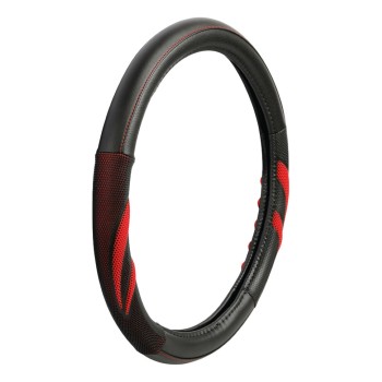 ΚΑΛΥΜΜΑ ΤΙΜΟΝΙΟΥ SUZUKA (M) 37/39cm ΔΕΡΜΑΤΙΝΗ ΜΑΥΡΟ/ΚΟΚΚΙΝΟ ΑΟΣΜΟ ECO-FRIENDLY ΚΑΛΥΜΜΑ ΤΙΜΟΝΙΟΥ SUZUKA (M) 37/39cm ΔΕΡΜΑΤΙΝΗ ΜΑΥΡΟ/ΚΟΚΚΙΝΟ ΑΟΣΜΟ ECO-FRIENDLY