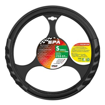 ΚΑΛΥΜΜΑ ΤΙΜΟΝΙΟΥ SPA (S) 35/37cm ΔΕΡΜΑΤΙΝΗ ΜΑΥΡΟ/ΓΚΡΙ ΑΟΣΜΟ ECO-FRIENDLY ΚΑΛΥΜΜΑ ΤΙΜΟΝΙΟΥ SPA (S) 35/37cm ΔΕΡΜΑΤΙΝΗ ΜΑΥΡΟ/ΓΚΡΙ ΑΟΣΜΟ ECO-FRIENDLY