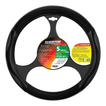 ΚΑΛΥΜΜΑ ΤΙΜΟΝΙΟΥ SILVERSTONE (S) 35/37cm CARBON / ΔΕΡΜΑΤΙΝΗ ΜΑΥΡΟ ΑΟΣΜΟ ECO-FRIENDLY ΚΑΛΥΜΜΑ ΤΙΜΟΝΙΟΥ SILVERSTONE (S) 35/37cm CARBON / ΔΕΡΜΑΤΙΝΗ ΜΑΥΡΟ ΑΟΣΜΟ ECO-FRIENDLY