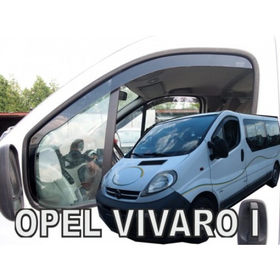OPEL VIVARO / RENAULT TRAFFIC / NISSAN PRIMASTER (LONG) 2001-2014 ΖΕΥΓΑΡΙ ΑΝΕΜΟΘΡΑΥΣΤΕΣ ΑΠΟ ΕΥΚΑΜΠΤΟ ΦΙΜΕ ΠΛΑΣΤΙΚΟ HEKO - 2 ΤΕΜ. Opel Renault Nissan
