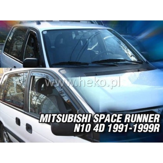 MITSUBISHI SPACE RUNNER (Ν10) 4D 1991-1999 ΖΕΥΓΑΡΙ ΑΝΕΜΟΘΡΑΥΣΤΕΣ ΑΠΟ ΕΥΚΑΜΠΤΟ ΦΙΜΕ ΠΛΑΣΤΙΚΟ HEKO - 2 ΤΕΜ. Mitsubishi