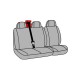 Καλύμματα Καθισμάτων Dots-2, με επανατυλικτήρα ζώνης - Μαύρο / Γκρι Καλύμματα Καθισμάτων για Van