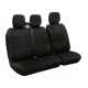 Καλύμματα Καθισμάτων Dido-2, με επανατυλικτήρα ζώνης - Μαύρο Καλύμματα Καθισμάτων για Van