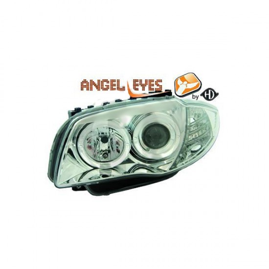 Φανάρια diederichs Angel Eyes για BMW ΣΕΙΡΑ 1 E81/E82/E87/E88 09.04+ ANGELEYES CHROME BMW