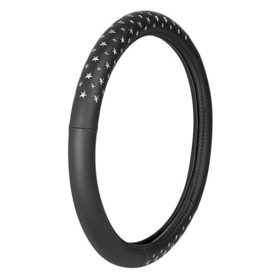 ΚΑΛΥΜΜΑ ΤΙΜΟΝΙΟΥ ICON ΜΑΥΡΟ ΧΡΩΜΑ ME ΑΣΗΜΙ ΜΕΤΑΛΛΙΚΑ ΑΣΤΕΡΙΑ / ΑΟΣΜΟ / ΟΙΚΟΛΟΓΙΚΟ / ΜΗ ΤΟΞΙΚΟ / ΑΝΑΚΥΚΛΩΣΙΜΟ ΥΛΙΚΟ Καλύμματα Τιμονιού ΚΑΛΥΜΜΑ ΤΙΜΟΝΙΟΥ ICON ΜΑΥΡΟ ΧΡΩΜΑ ME ΑΣΗΜΙ ΜΕΤΑΛΛΙΚΑ ΑΣΤΕΡΙΑ / ΑΟΣΜΟ / ΟΙΚΟΛΟΓΙΚΟ / ΜΗ ΤΟΞΙΚΟ / ΑΝΑΚΥΚΛΩΣΙΜΟ ΥΛΙΚΟ Καλύμματα Τιμονιού