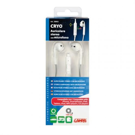 Ακουστικά με Μικρόφωνο CRYO 120cm Ακουστικά και Ηχεία