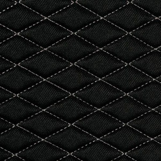 Πλατοκάθισμα με Προσκέφαλο COVER-TECH FABRIC 2τεμ. Μαύρο/Γκρι Πλατοκαθίσματα