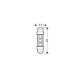 Λαμπάκια Πλαφονιέρας  24-30V SV8,5-8 10x41mm 216lm HYPER-LED (Διπλής Πολικότητας) Σακουλάκι 20τεμ Πλαφονιέρας