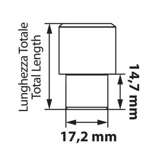Μπουλόνια Ασφαλείας 12x1,25 15/35mm (21) ίσια J020 Αντικλεπτικά Μπουλόνια