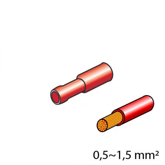 ΦΙΣΑΚΙΑ 4mm (10τμχ.) Ακροδέκτες Καλωδίων