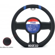 ΚΑΛΥΜΜΑ ΤΙΜΟΝΙΟΥ MEDIUM ΔΕΡΜΑΤΙΝΗ ΜΑΥΡΟ-ΜΠΛΕ SPARCO FLAT BOTTOM - 1 ΤΕΜ. ΚΑΛΥΜΜΑ ΤΙΜΟΝΙΟΥ MEDIUM ΔΕΡΜΑΤΙΝΗ ΜΑΥΡΟ-ΜΠΛΕ SPARCO FLAT BOTTOM - 1 ΤΕΜ.