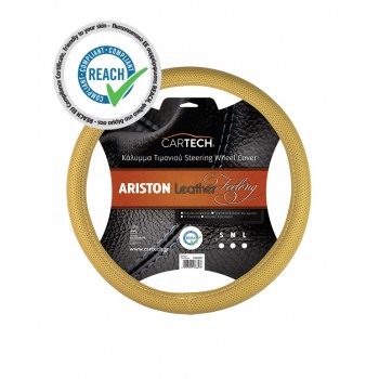 ΚΑΛΥΜΜΑ ΤΙΜΟΝΙΟΥ ARISTON LEATHER FEELING ΣΕ ΜΠΕΖ ΧΡΩΜΑ MD W/REACH 38CM - 1 ΤΕΜ. ΚΑΛΥΜΜΑ ΤΙΜΟΝΙΟΥ ARISTON LEATHER FEELING ΣΕ ΜΠΕΖ ΧΡΩΜΑ MD W/REACH 38CM - 1 ΤΕΜ.