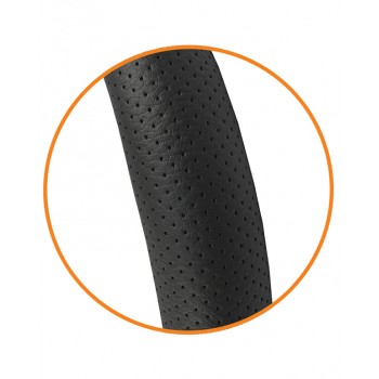 ΚΑΛΥΜΜΑ ΤΙΜΟΝΙΟΥ ARISTO LEATHER FEELING ΜΑΥΡΟ MD FLAT BOTTOM ΚΑΛΥΜΜΑ ΤΙΜΟΝΙΟΥ ARISTO LEATHER FEELING ΜΑΥΡΟ MD FLAT BOTTOM