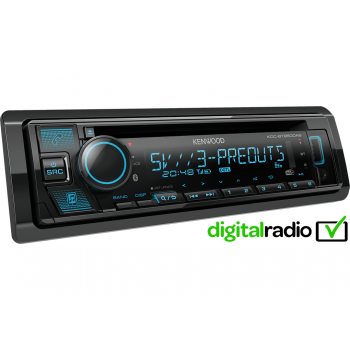 Kenwood KDC-BT950DAB CD/USB Receiver with Bluetooth & Digital Radio DAB+ built-in