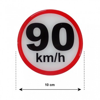 ΣΗΜΑ ΤΑΧΥΤΗΤΑΣ ΧΙΛΙΟΜΕΤΡΩΝ 90km/h 10cm ΑΥΤΟΚΟΛΛΗΤΟ 1ΤΕΜ. ΣΗΜΑ ΤΑΧΥΤΗΤΑΣ ΧΙΛΙΟΜΕΤΡΩΝ 90km/h 10cm ΑΥΤΟΚΟΛΛΗΤΟ 1ΤΕΜ.