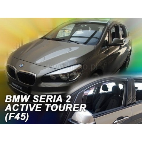 BMW ΣΕΙΡΑ 2 (F45) ACTIVE TOURER 5D 2015+ ΣΕΤ ΑΝΕΜΟΘΡΑΥΣΤΕΣ ΑΥΤΟΚΙΝΗΤΟΥ ΑΠΟ ΕΥΚΑΜΠΤΟ ΦΙΜΕ ΠΛΑΣΤΙΚΟ HEKO - 4 ΤΕΜ. Ανεμοθραύστες